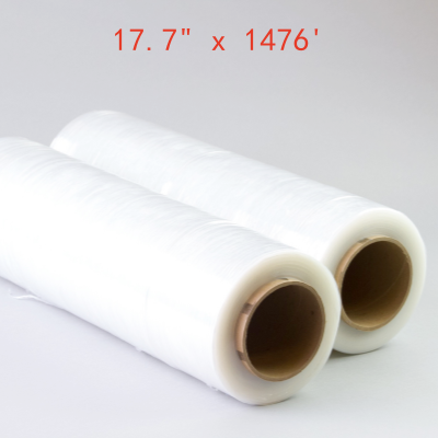 PWP Stretch Film 17.7 in x 1476 ft Heavy Duty Cast Hand Stretch Film