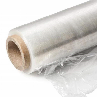 Strong Adhesion 90 Gauge 15 in x 1500 ft Blown Hand Stretch Film Excellent puncture resistance