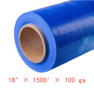 PWP Stretch Film LLDPE 100 Gauge 18 in x 1500 ft Hand VCI Stretch Film