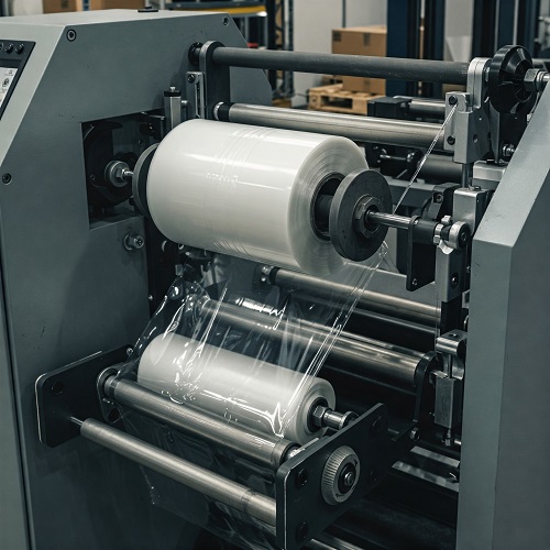 machine stretch film film loading