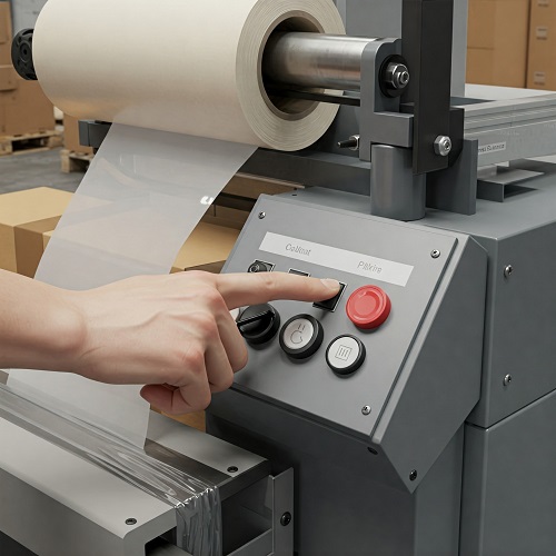 machine stretch film machine setup